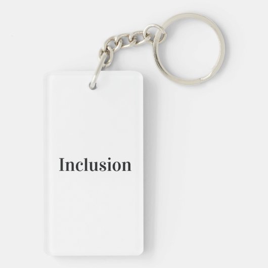 Omarm Diversiteit Sleutelhanger (achterkant)