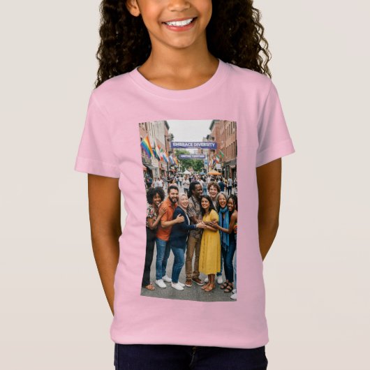 Omarm Diversiteit T-shirt (Voorkant)