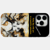 Omarm elegantie in gouden tinten. Case-Mate iPhone case (Achterkant (horizontaal))