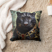 Omarm Elegantie met onze Black Panther Kussen (Deken)