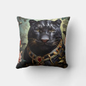 Omarm Elegantie met onze Black Panther Kussen (Achterkant)