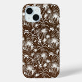 Omarm  elegantie: witte palmbomen Case-Mate iPhone case (Achterkant)
