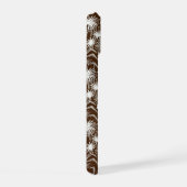 Omarm elegantie: witte palmbomen iPhone 15 case (Rechterkant)