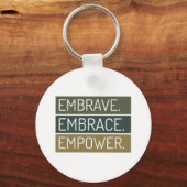 omarm empowerment ontwerp sleutelhanger (Voorkant)