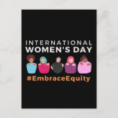 Omarm Equity Internationale Vrouwendag Briefkaart (Voorkant)