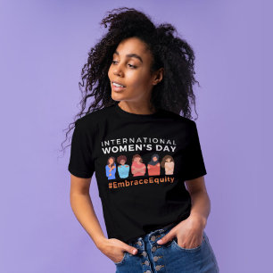 Omarm Equity Internationale Vrouwendag T-shirt
