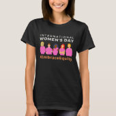 Omarm Equity Internationale Vrouwendag T-shirt (Voorkant)