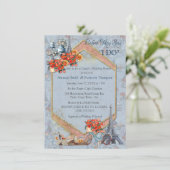 Omarm Frans land wonen in Bord Blauw Kaart (Staand voorkant)