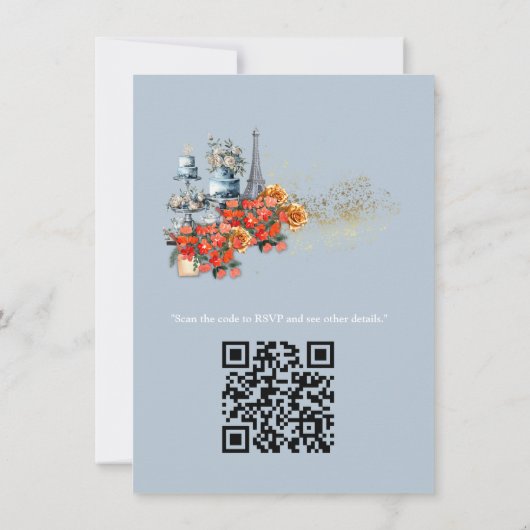 Omarm Frans land wonen in Bord Blauw Kaart (Achterkant)