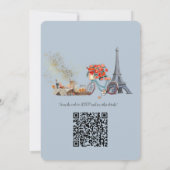 Omarm Frans land wonen in Bord Blauw Kaart (Achterkant)