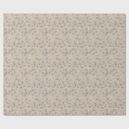 Omarm Frans land wonen in verfijnd Bord blauw Cadeaupapier (Vlak)