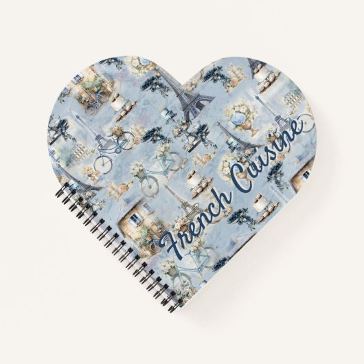 Omarm Frans land wonen in verfijnd Bord blauw Notitieboek (Voorkant)