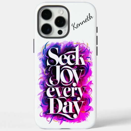 Omarm geluk in het dagelijks leven. Case-Mate iPhone case (Achterkant)