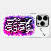 Omarm geluk in het dagelijks leven. Case-Mate iPhone case (Achterkant (horizontaal))