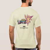 Omarm Gods liefde: trouw en gezegend T-shirt (Achterkant)