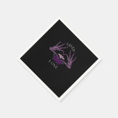 Omarm Gothic skelet hart Servet (Hoek)