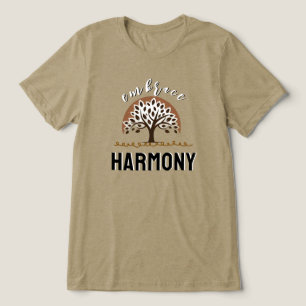 Omarm Harmonie Abstracte Boom Tri-Blend Shirt