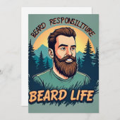 Omarm het baardleven: een viering van verantwoorde kaart (Voorkant / Achterkant)