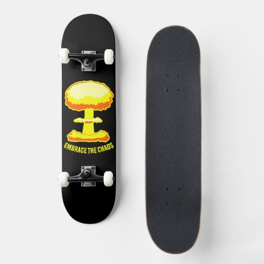 Omarm het Chaos Skateboard-ontwerp Persoonlijk Skateboard (Voorkant)