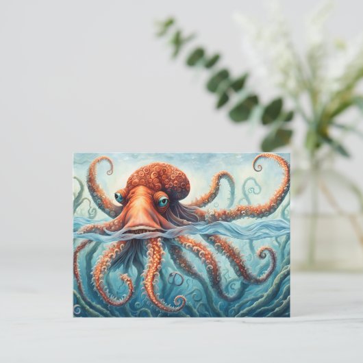 Omarm het diepe briefkaart (Staand voorkant)