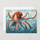 Omarm het diepe briefkaart (Voorkant / Achterkant)