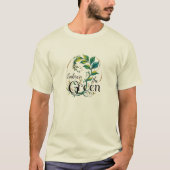 "Omarm het groen." T-shirt (Voorkant)