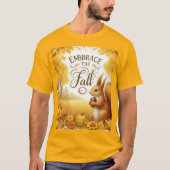 Omarm het Herfst minimalistische T-shirt (Voorkant)
