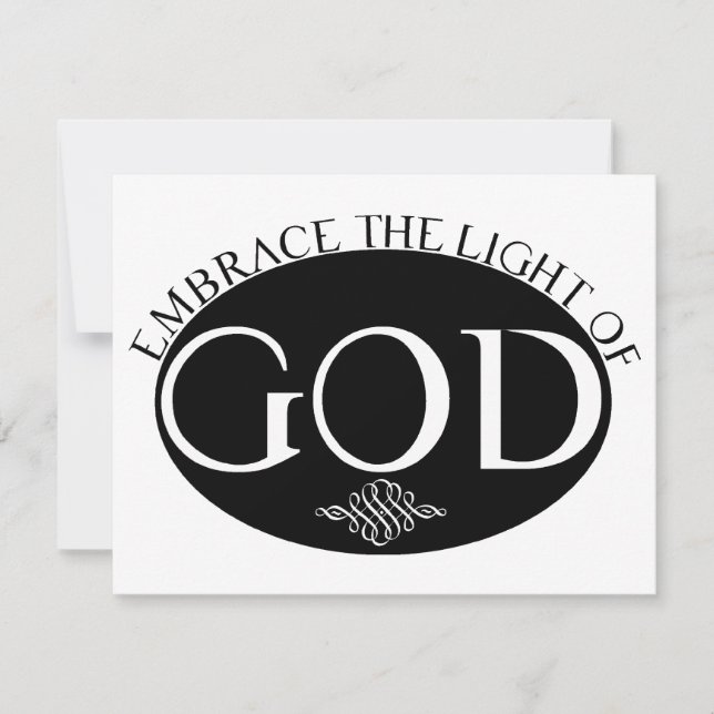 Omarm het licht van God (Voorkant)