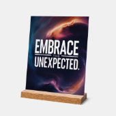 Omarm het onverwachte acryl bord (Hoek)