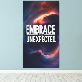 Omarm het onverwachte canvas afdruk (Insitu (Houten vloer))