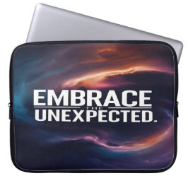 Omarm het onverwachte laptop sleeve