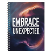 Omarm het onverwachte notitieboek (Voorkant)