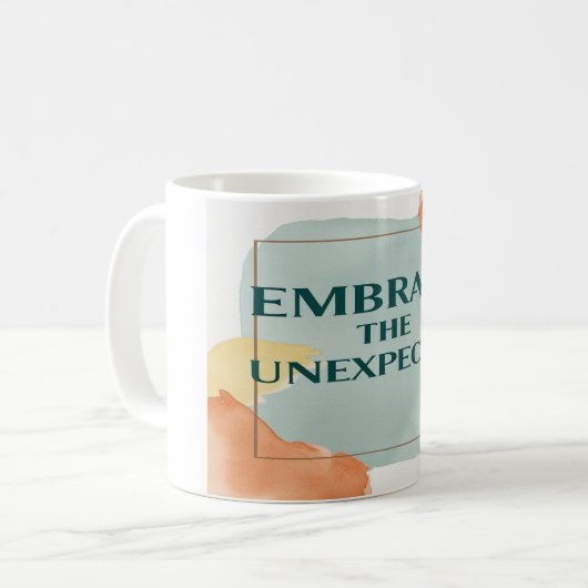 Omarm het onverwachte optie 2 koffiemok (Voorkant links)