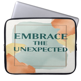 Omarm het onverwachte optie 2 laptop sleeve