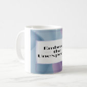 Omarm het onverwachte optie 3 koffiemok (Voorkant links)