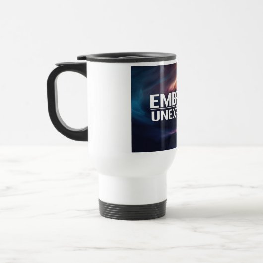 Omarm het onverwachte reisbeker (Links)