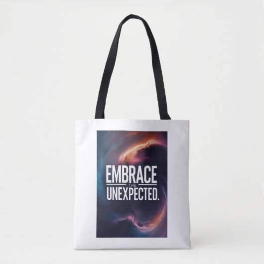 Omarm het onverwachte tote bag (Voorkant)