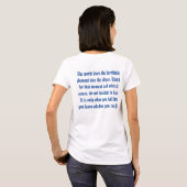 Omarm het 'Return to the Light' T-shirt (Achterkant volledig)