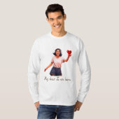 Omarm het T-shirt Bericht (Voorkant volledig)