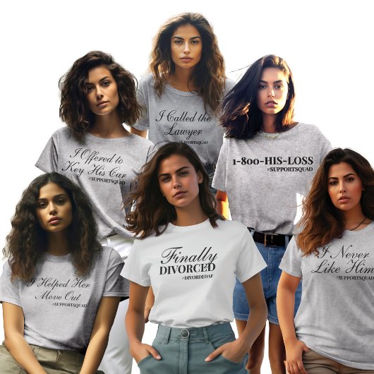 Omarm het volgende hoofdstuk: "Eindelijk gescheide T-shirt