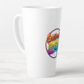 Omarm het zweet - Grit & Grind Workout T-shirt Latte Mok (Linkerhoek)