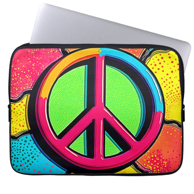 Omarm Innerlijke Vrede & Vreugde Laptop Sleeve (Voorkant)