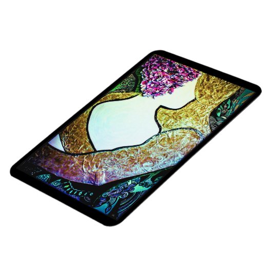 Omarm Interraciaal koppel knuffelen kunstwerk Magneet (Linkerzijde)