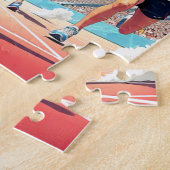 Omarm je angst - Kawaii Motivatie Runner Legpuzzel (Zijkant)