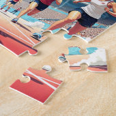 Omarm je angst - Kawaii Motivatie Runner Legpuzzel (Zijkant)