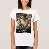 Omarm je glans t-shirt (Voorkant)