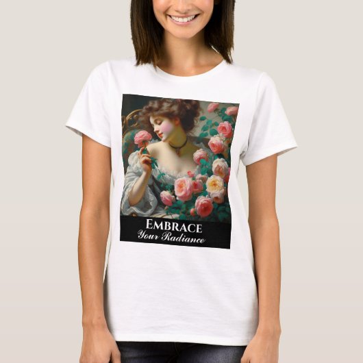 Omarm je glans t-shirt (Voorkant)