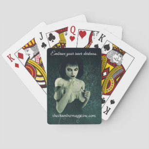 omarm je innerlijke duisternis vampier pokerkaarten