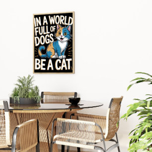 Omarm je innerlijke katachtige poster