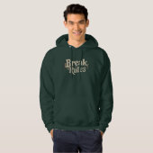 Omarm je innerlijke rebel: Breek regels Hoodie (Voorkant volledig)